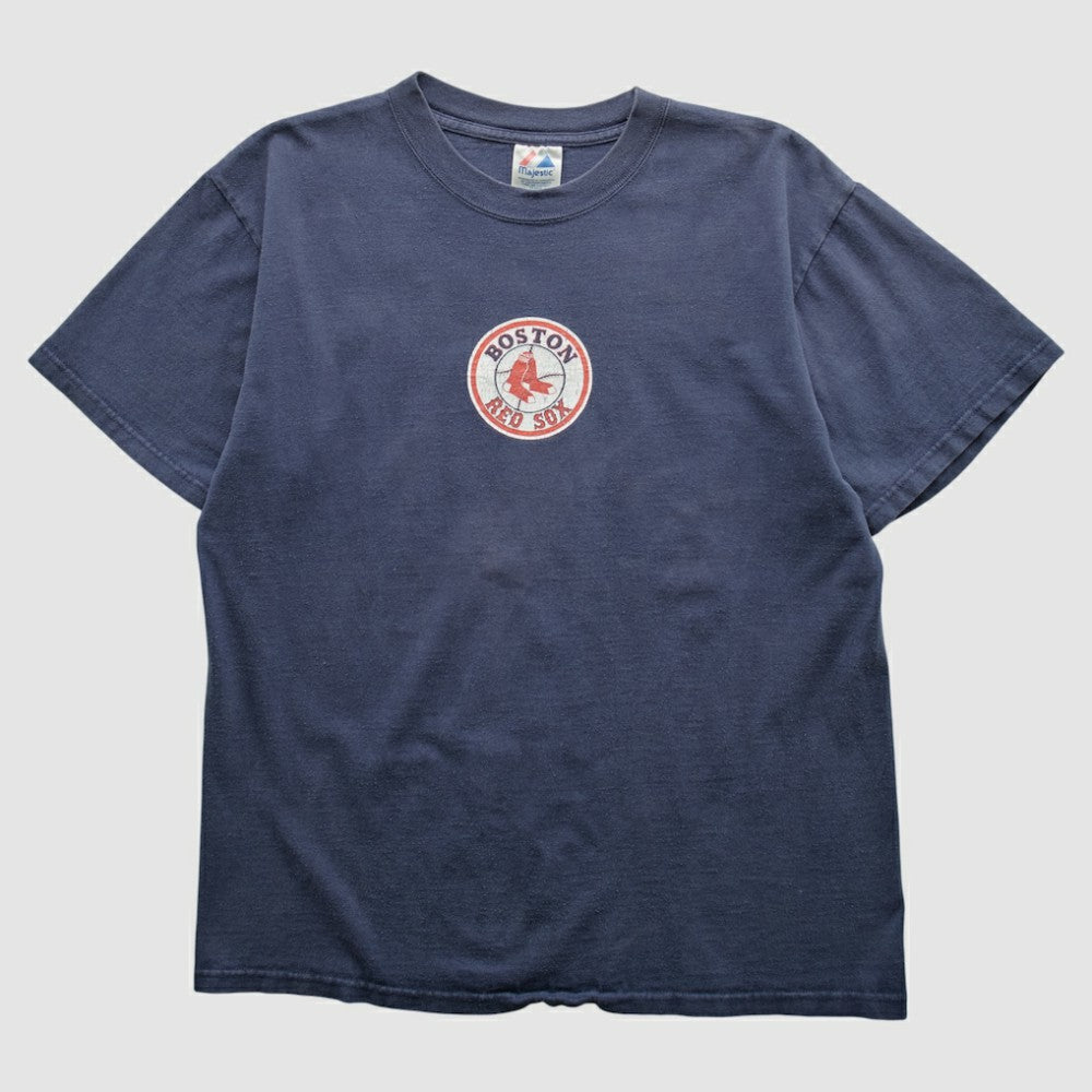 Boston Red Sox Majestic 2000s T-shirt - Navy - M by Fanatics Real Vintage T-shirts