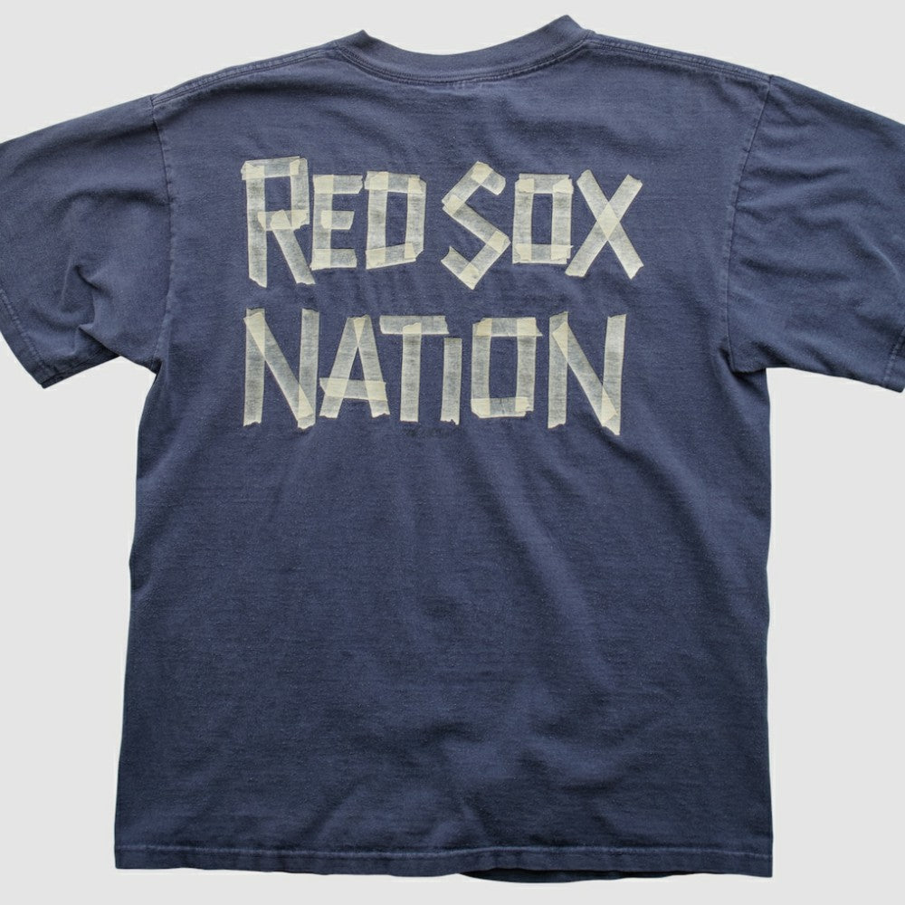 Boston Red Sox Majestic 2000s T-shirt - Navy - M by Fanatics Real Vintage T-shirts