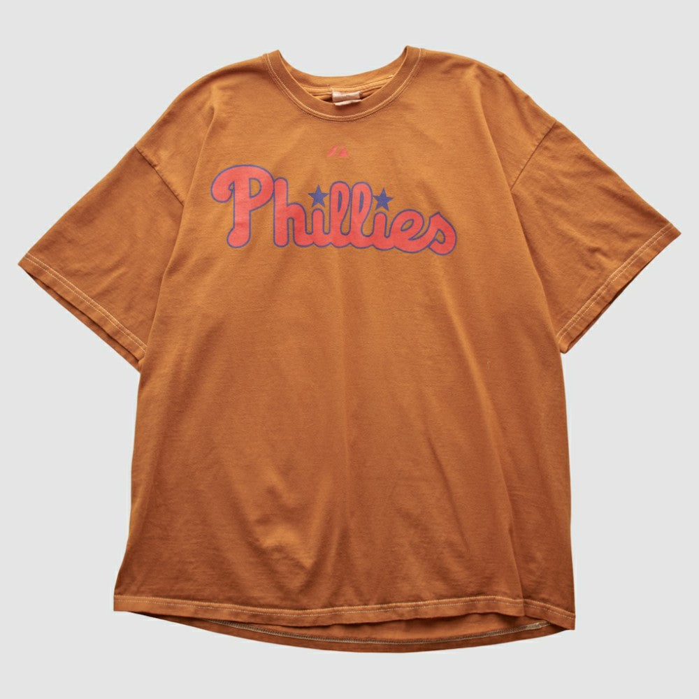 Philadelphia Phillies 2000s T-shirt - Orange - L by Fanatics Real Vintage T-shirts