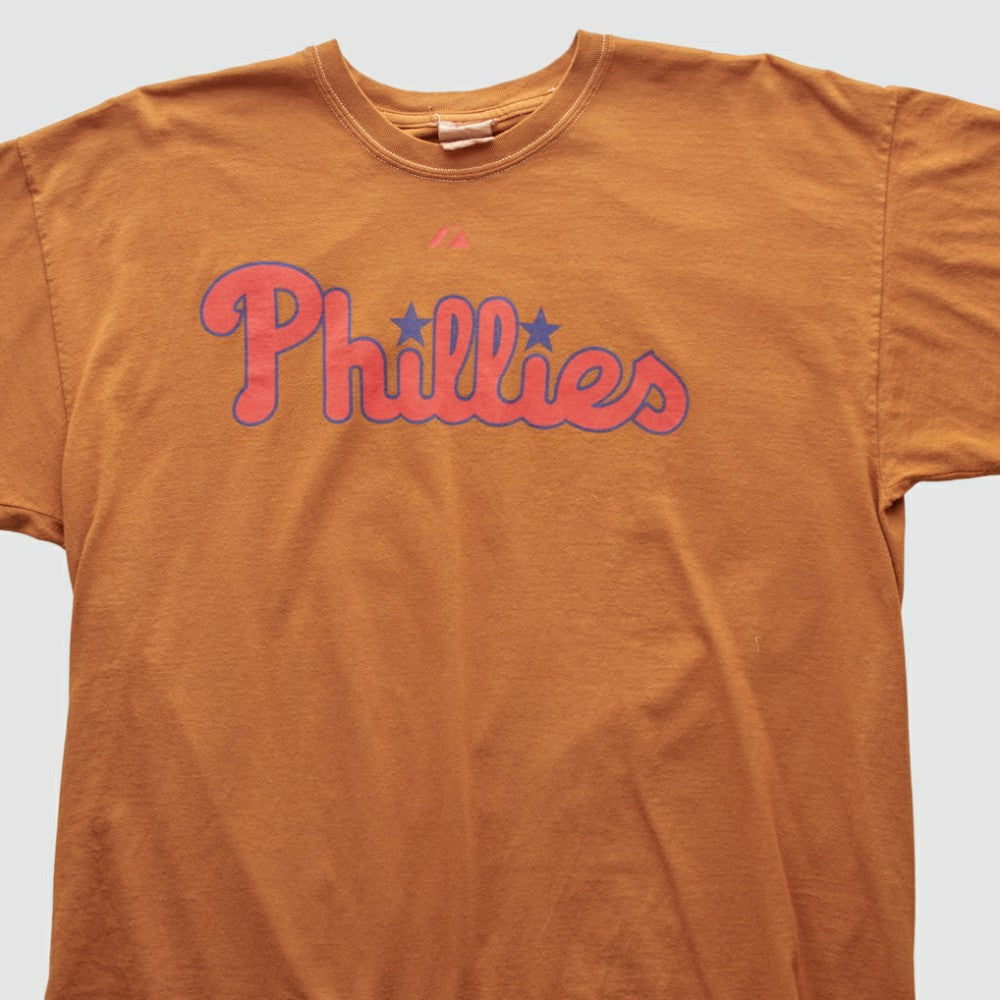 Philadelphia Phillies 2000s T-shirt - Orange - L by Fanatics Real Vintage T-shirts