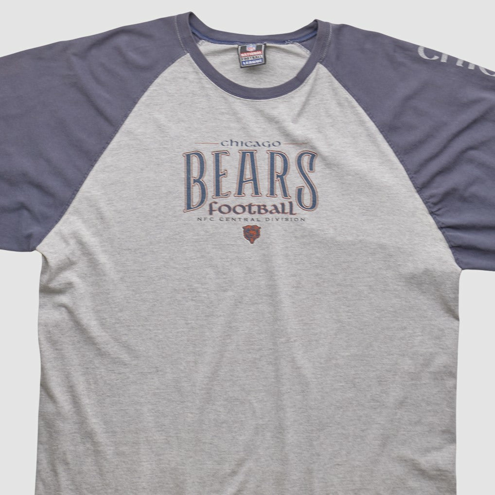 Chicago Bears NFL 2000s Long Sleeve T-shirt Heather Gray Vintage