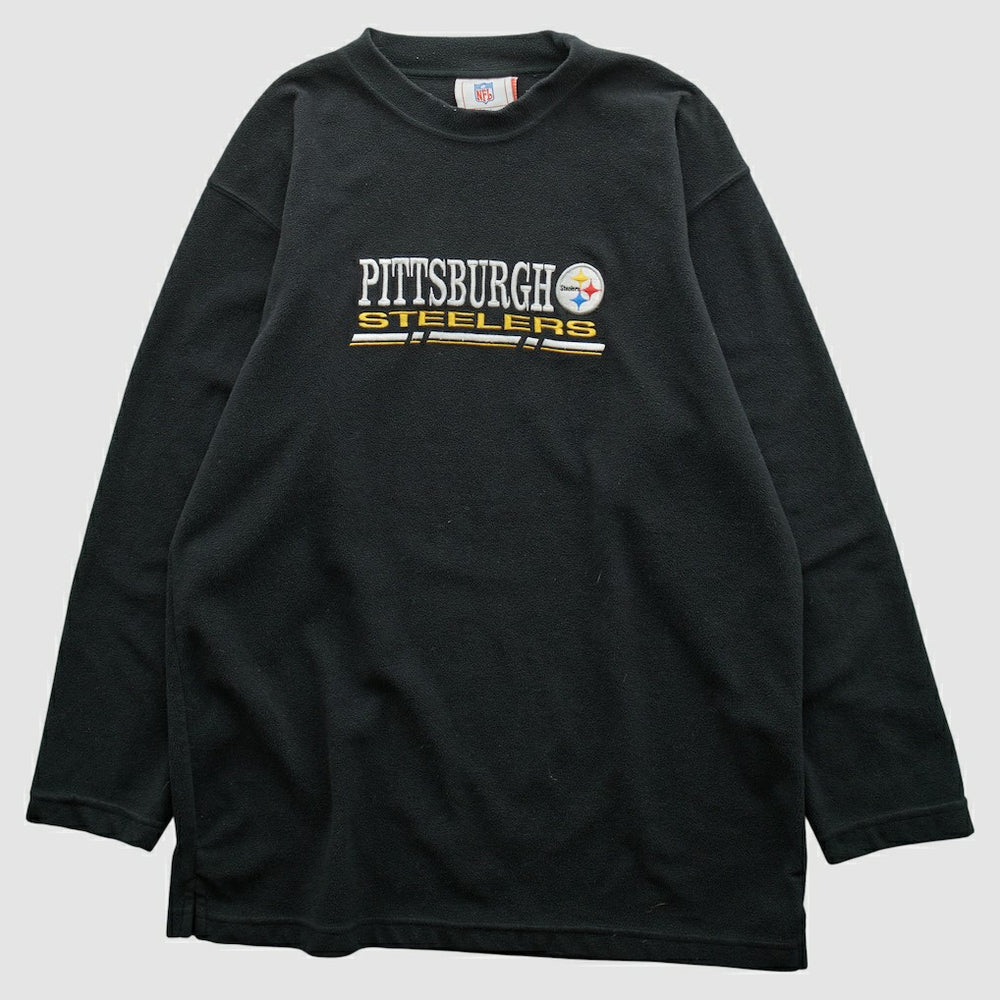 Pittsburgh Steelers NFL 2000s Pullover Sweatshirt Black Vintage