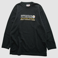 Pittsburgh Steelers NFL 2000s Pullover Sweatshirt Black Vintage
