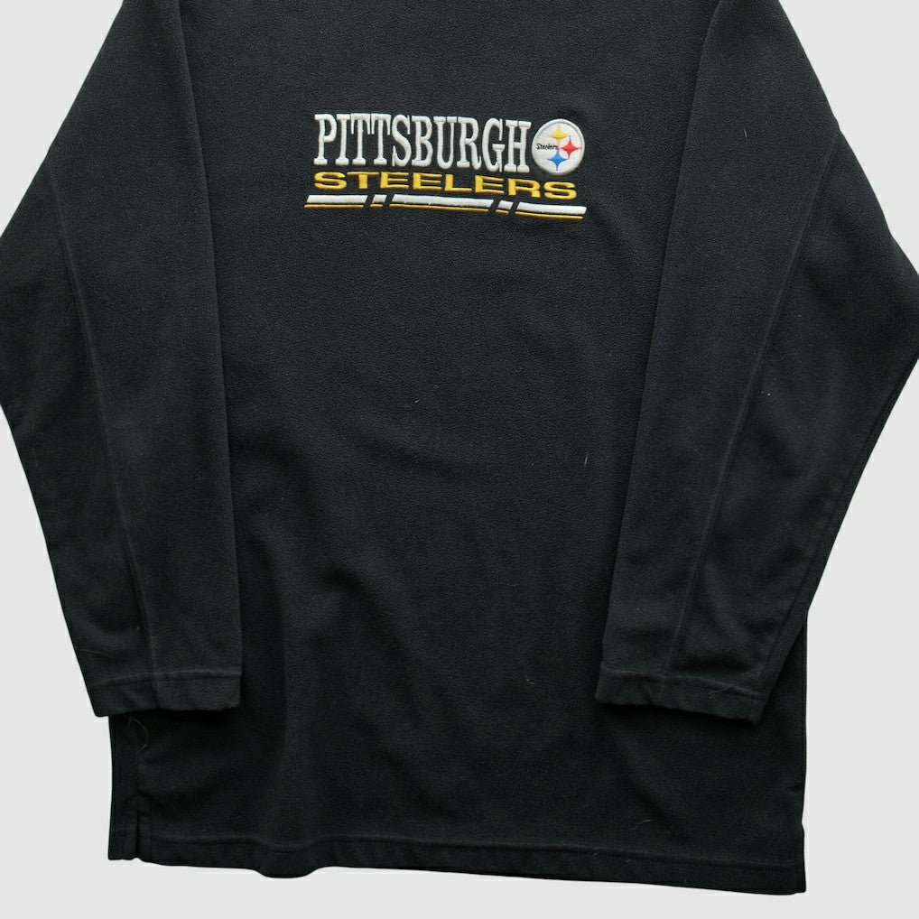 Pittsburgh Steelers NFL 2000s Pullover Sweatshirt Black Vintage