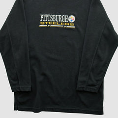 Pittsburgh Steelers NFL 2000s Pullover Sweatshirt Black Vintage