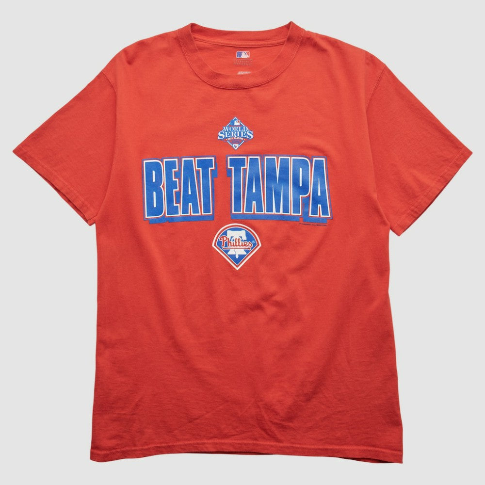 Philadelphia Phillies Genuine Merchandise 2008 T-shirt - Red - M by Fanatics Real Vintage T-shirts