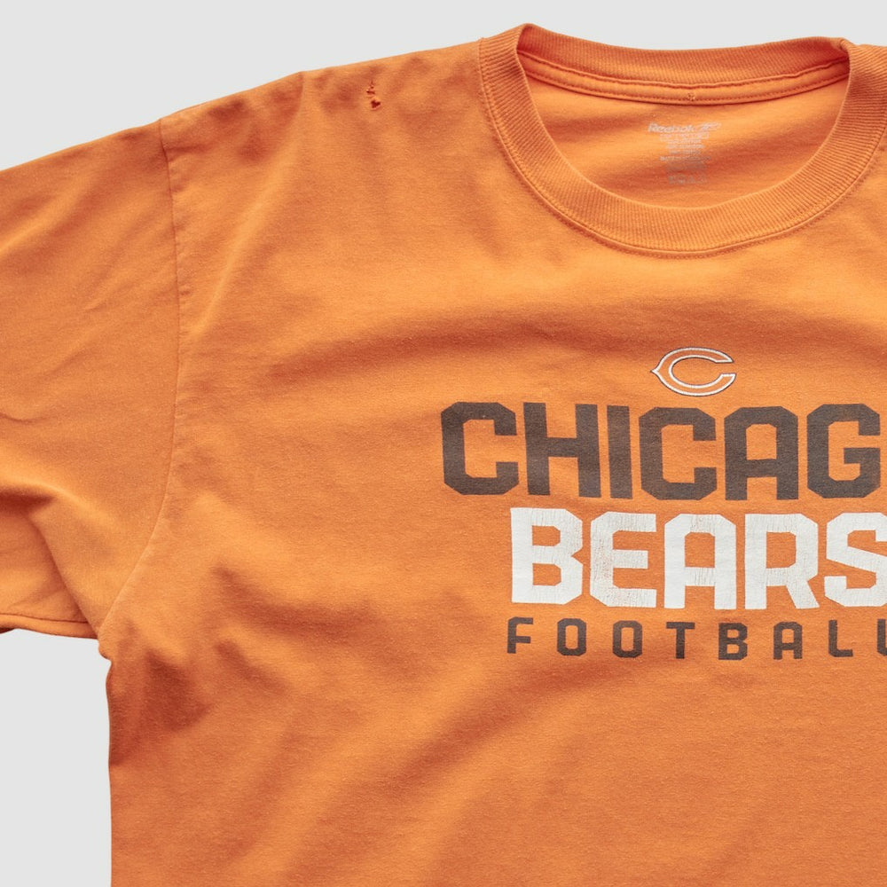 Chicago Bears Reebok 2000s Long Sleeve T-shirt Orange Vintage