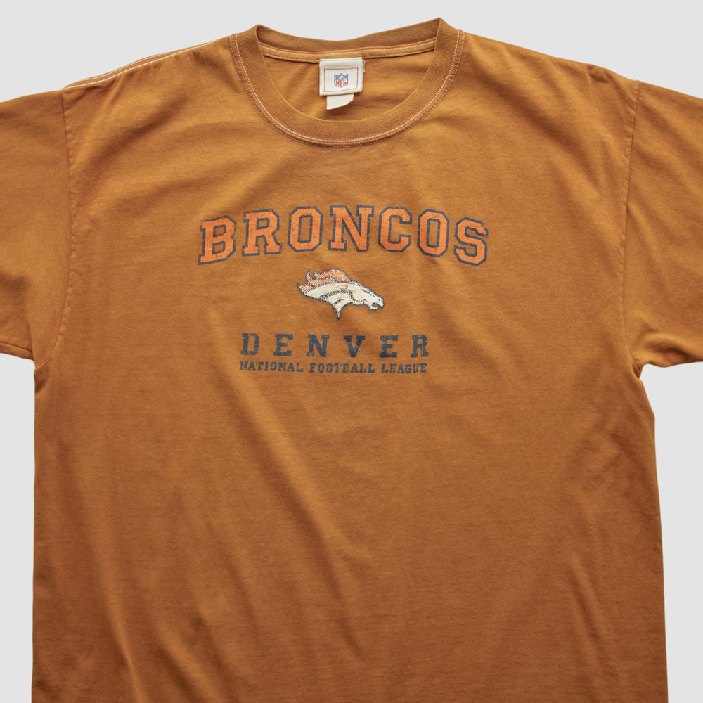 Denver Broncos NFL 2000s T-shirt Brown Vintage