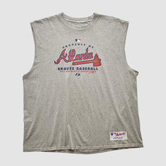 Atlanta Braves 2007 Tank - Heather Gray - 2XL by Fanatics Real Vintage Tanks