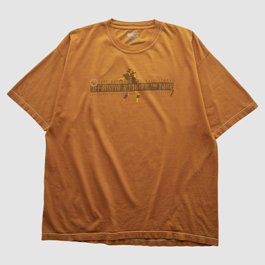 Pittsburgh Steelers Reebok 2004 T-shirt Orange Vintage