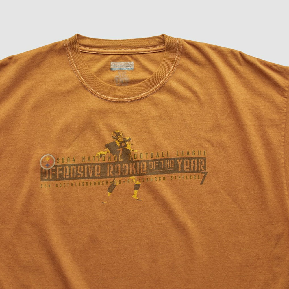 Pittsburgh Steelers Reebok 2004 T-shirt Orange Vintage