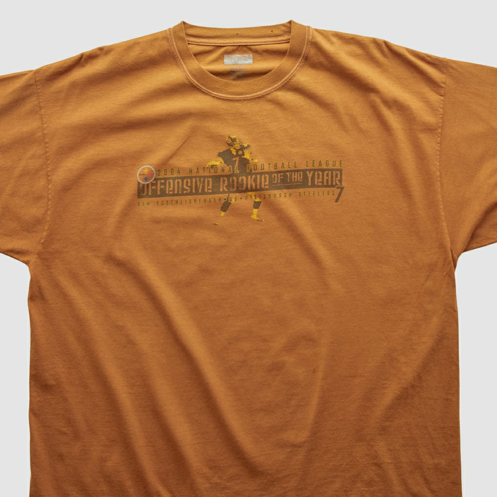 Pittsburgh Steelers Reebok 2004 T-shirt Orange Vintage