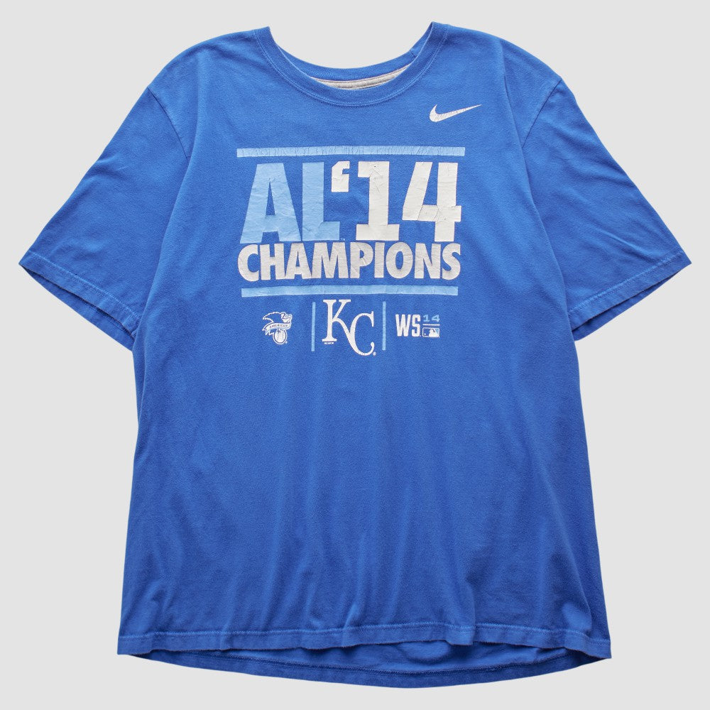 Kansas City Royals Nike 2014 T-shirt - Blue - L by Fanatics Real Vintage T-shirts