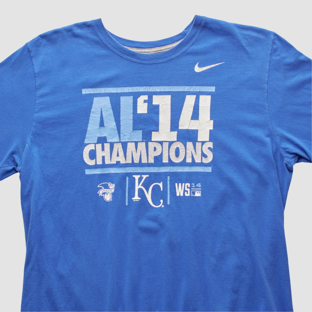Kansas City Royals Nike 2014 T-shirt - Blue - L by Fanatics Real Vintage T-shirts