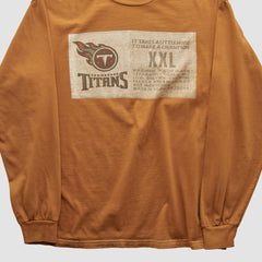 Tennessee Titans Champion 2000s Long Sleeve T-shirt Brown Vintage