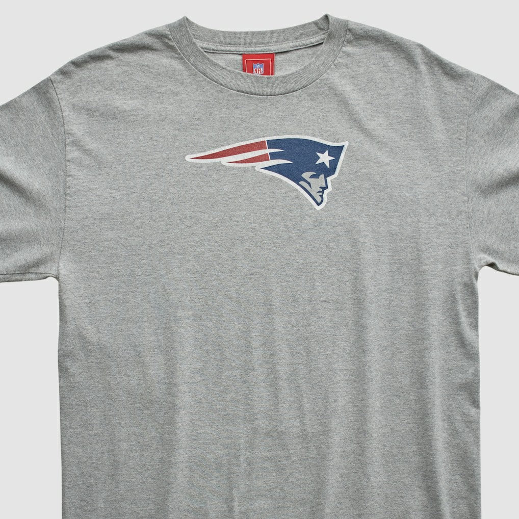 New England Patriots NFL 2000s Long Sleeve T-shirt Heather Gray Vintage