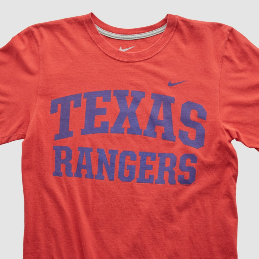 Texas Rangers Nike 2010s T-shirt - Red - S by Fanatics Real Vintage T-shirts