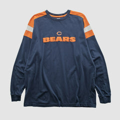 Chicago Bears NFL 2000s Long Sleeve T-shirt Navy Vintage