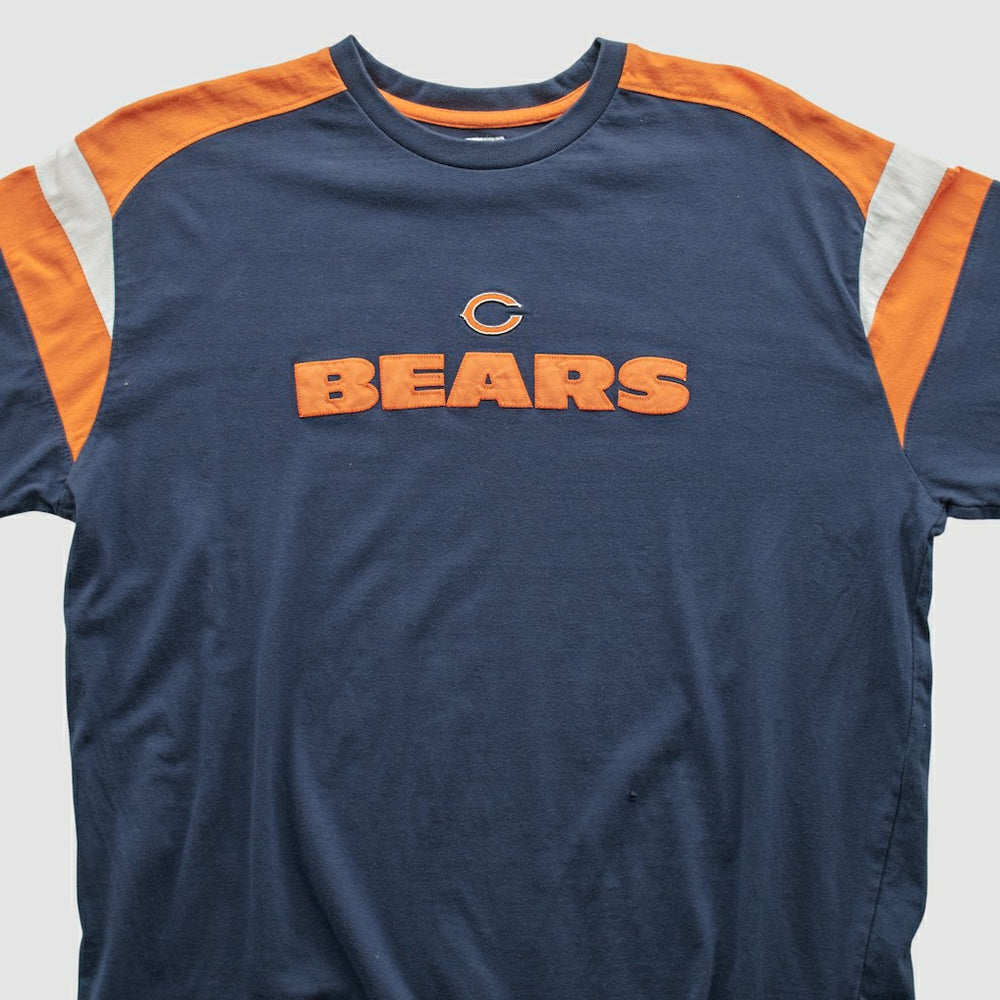 Chicago Bears NFL 2000s Long Sleeve T-shirt Navy Vintage