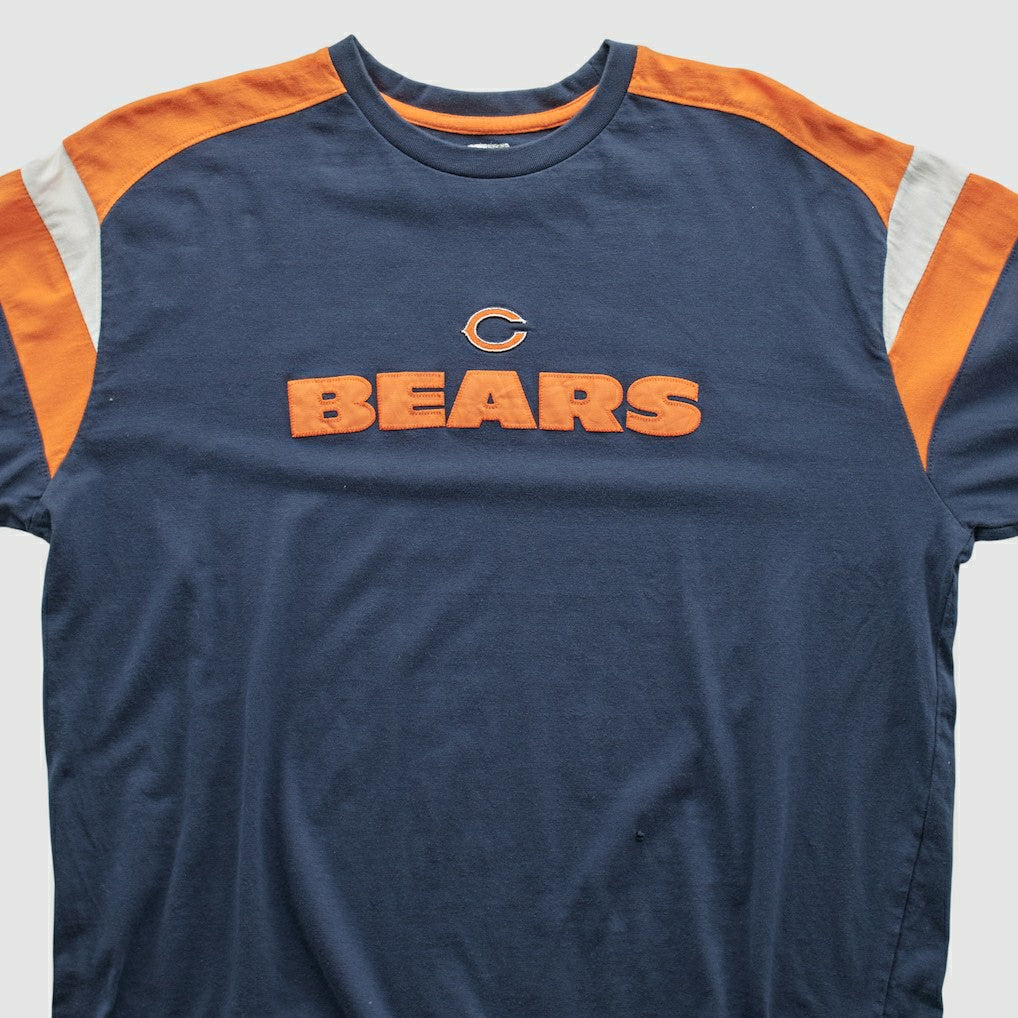 Chicago Bears NFL 2000s Long Sleeve T-shirt Navy Vintage