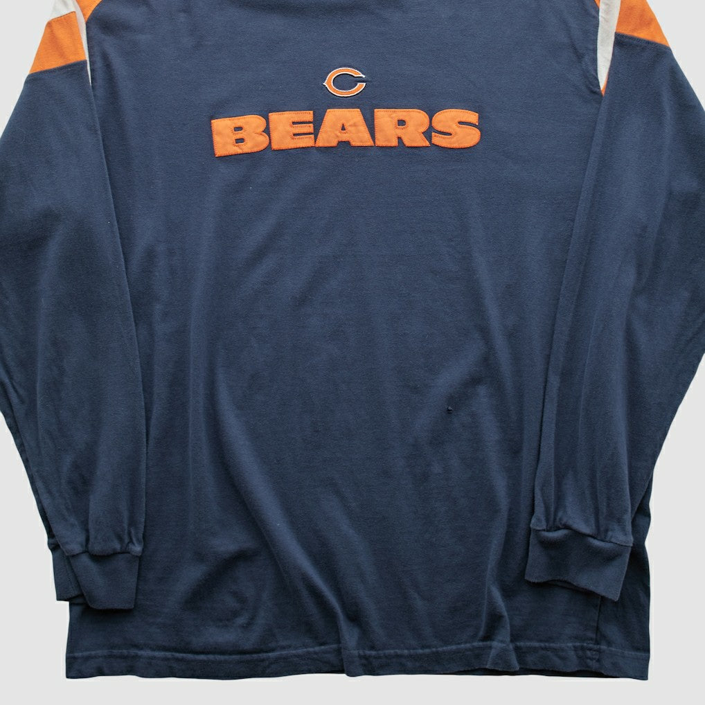 Chicago Bears NFL 2000s Long Sleeve T-shirt Navy Vintage