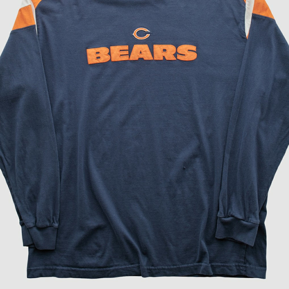 Chicago Bears NFL 2000s Long Sleeve T-shirt Navy Vintage