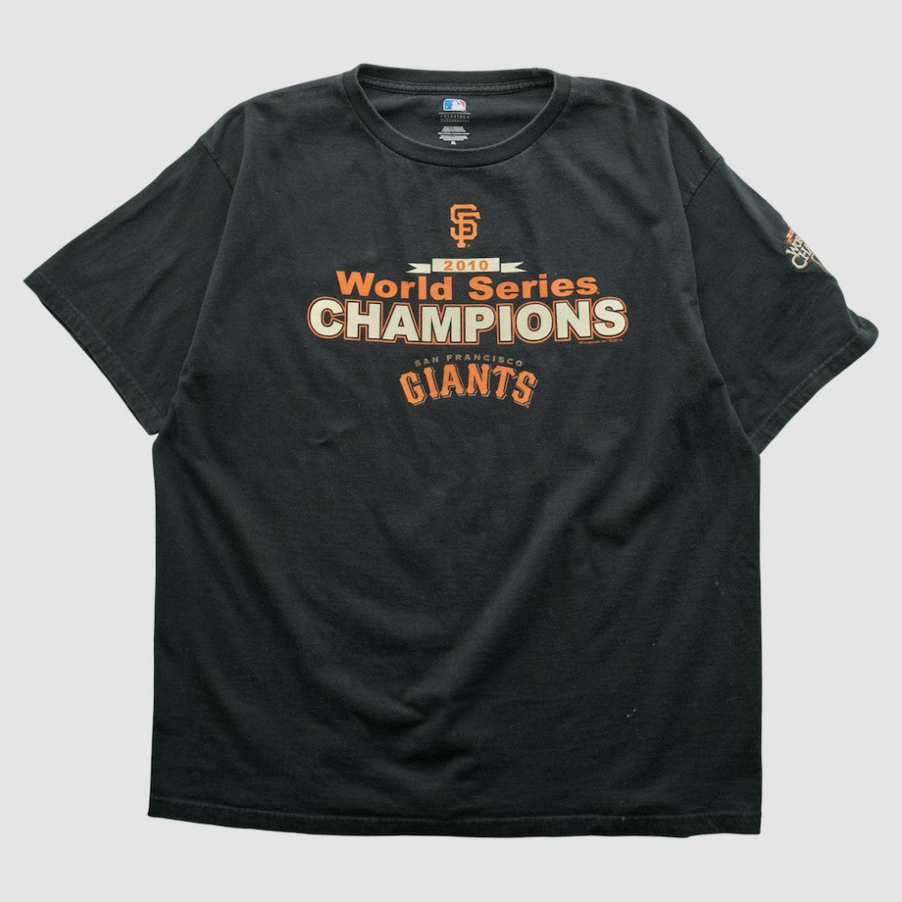 San Francisco Giants Genuine Merchandise 2010 T-shirt - Black - 2XL by Fanatics Real Vintage T-shirts