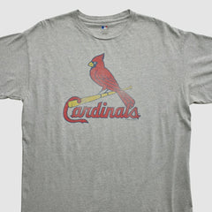 St. Louis Cardinals MLB 2010 T-shirt - Heather Gray - 3XL by Fanatics Real Vintage T-shirts
