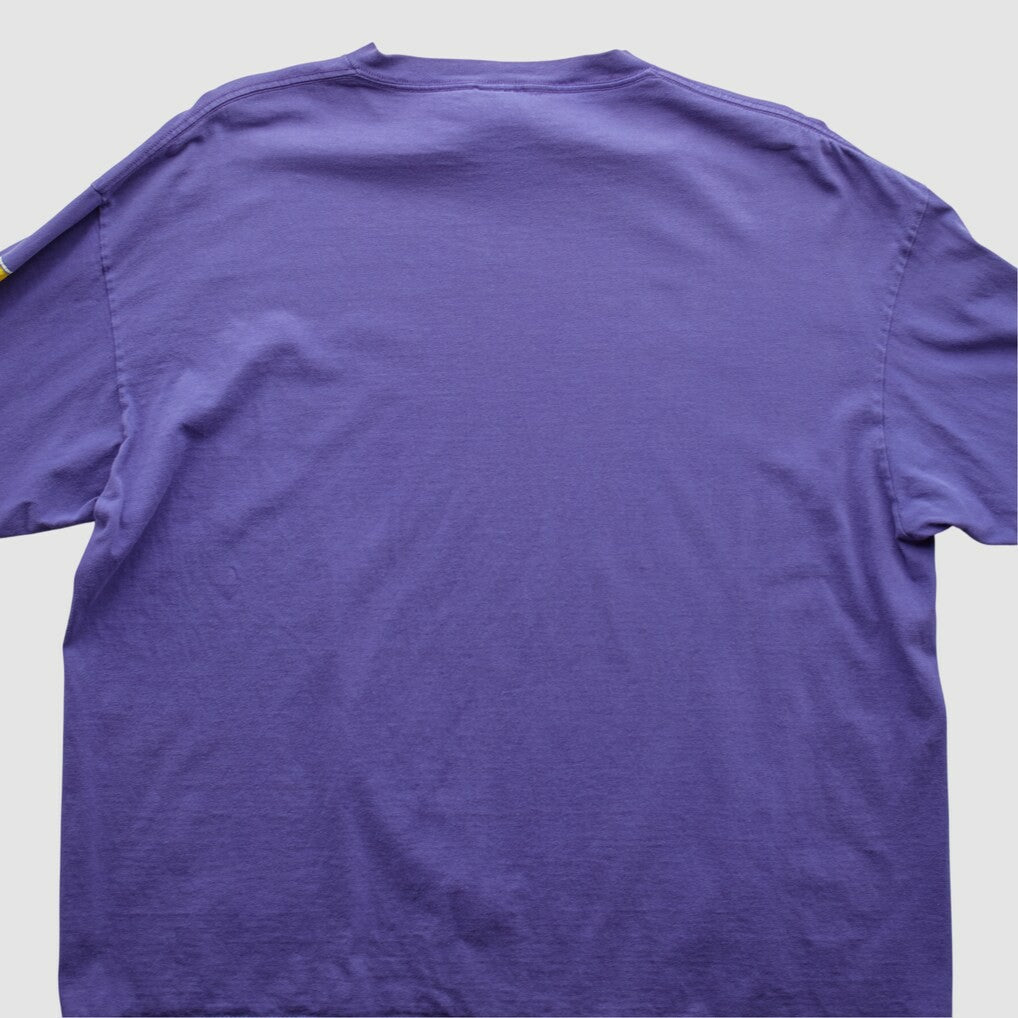 Minnesota Vikings Logo Athletic 90s Long Sleeve T-shirt Purple Vintage