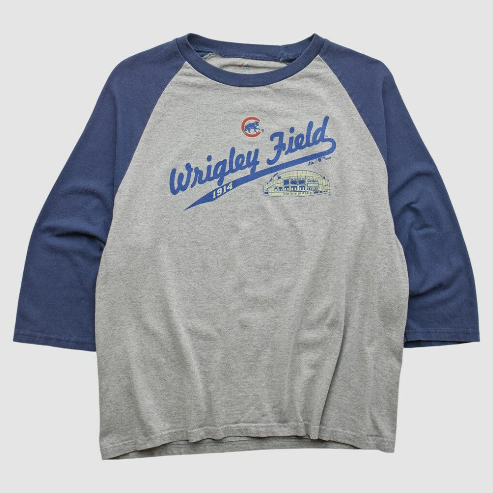Chicago Cubs Majestic 2009 T-shirt - Heather Gray - M by Fanatics Real Vintage T-shirts