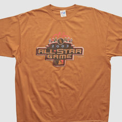 MLB All-Star Game Majestic 2003 T-shirt - Orange - 3XL by Fanatics Real Vintage T-shirts