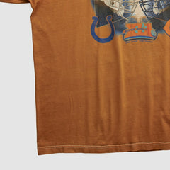 Superbowl XLI Reebok 2007 T-shirt Orange Vintage
