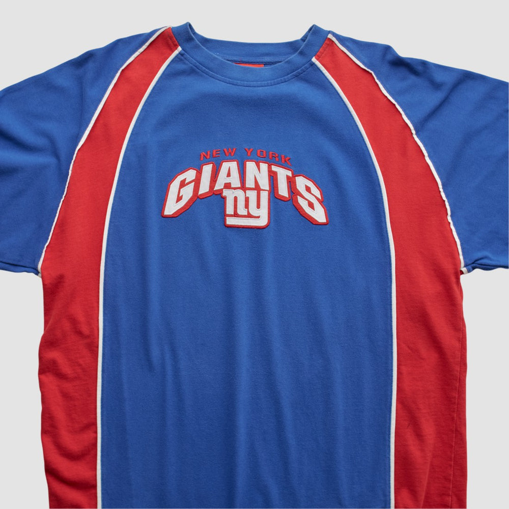 New York Giants NFL 2000s Long Sleeve T-shirt Blue Vintage