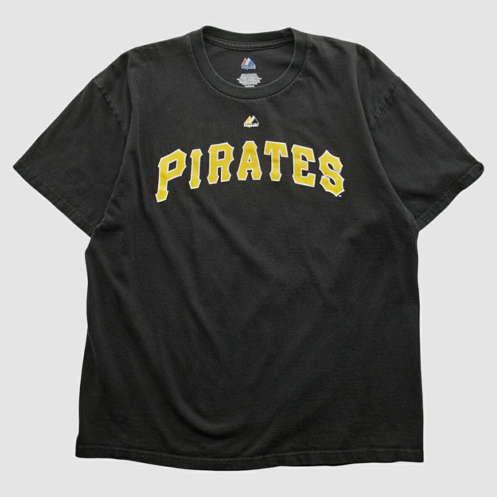 Pittsburgh Pirates Majestic 2000s T-shirt - Black - M by Fanatics Real Vintage T-shirts