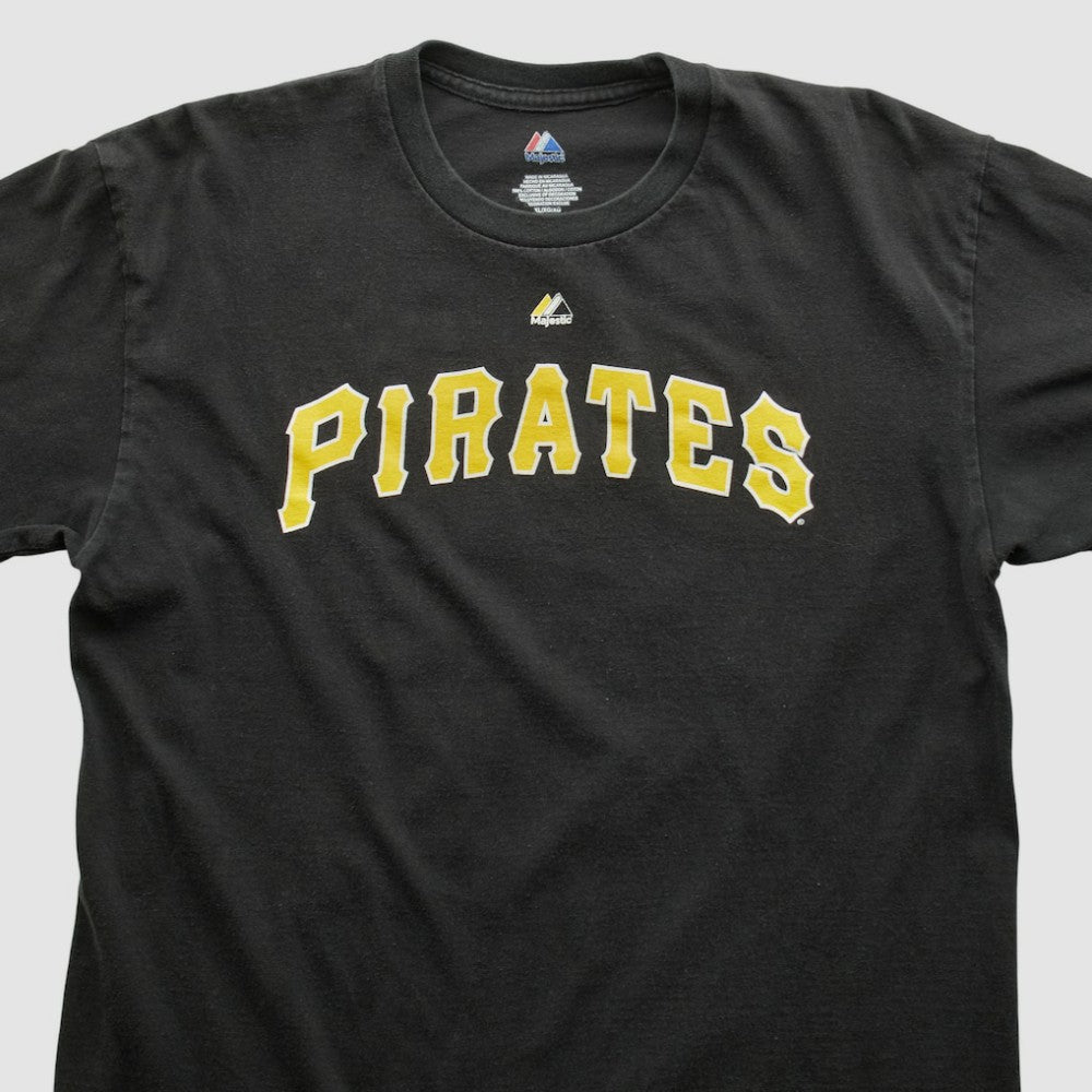 Pittsburgh Pirates Majestic 2000s T-shirt - Black - M by Fanatics Real Vintage T-shirts