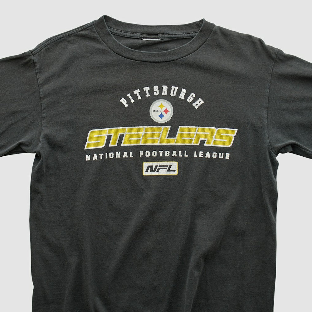Pittsburgh Steelers 2000s Long Sleeve T-shirt Black Vintage