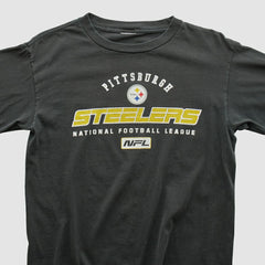 Pittsburgh Steelers 2000s Long Sleeve T-shirt Black Vintage