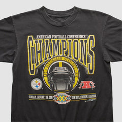 Pittsburgh Steelers 1996 T-shirt Black Vintage