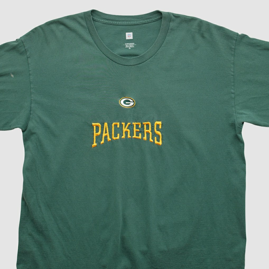 Green Bay Packers NFL 2000s Long Sleeve T-shirt Green Vintage