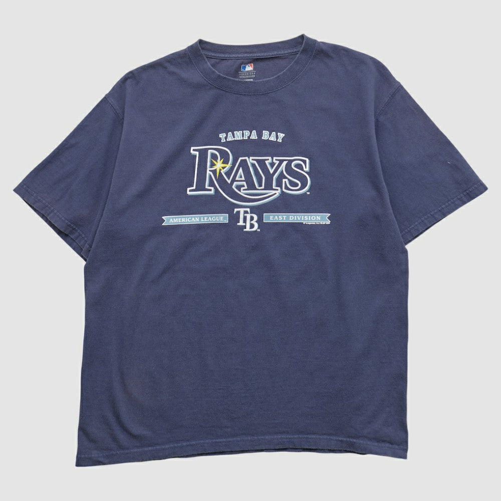 Tampa Bay Rays MLB 2008 T-shirt - Navy - XL by Fanatics Real Vintage T-shirts