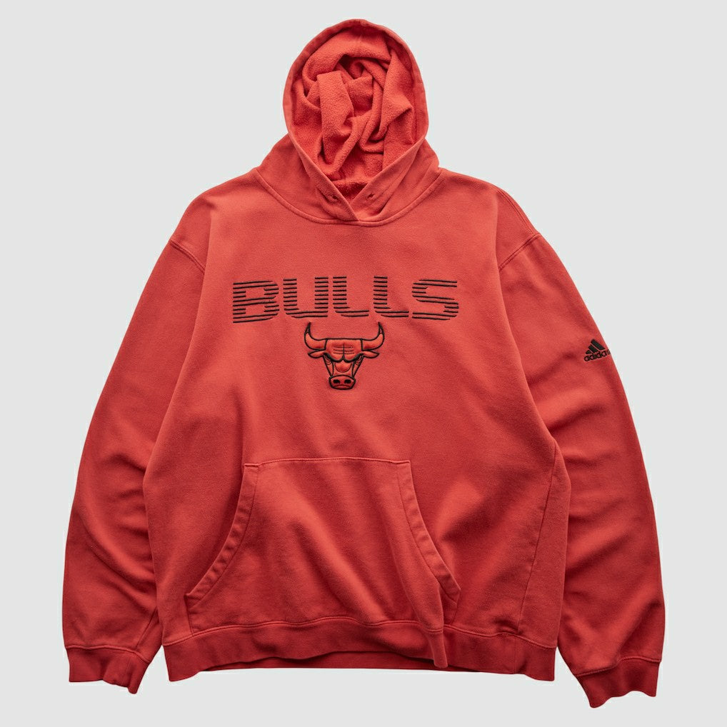 Chicago Bulls 2010s Hooded Pullover Sweatshirt Red Vintage