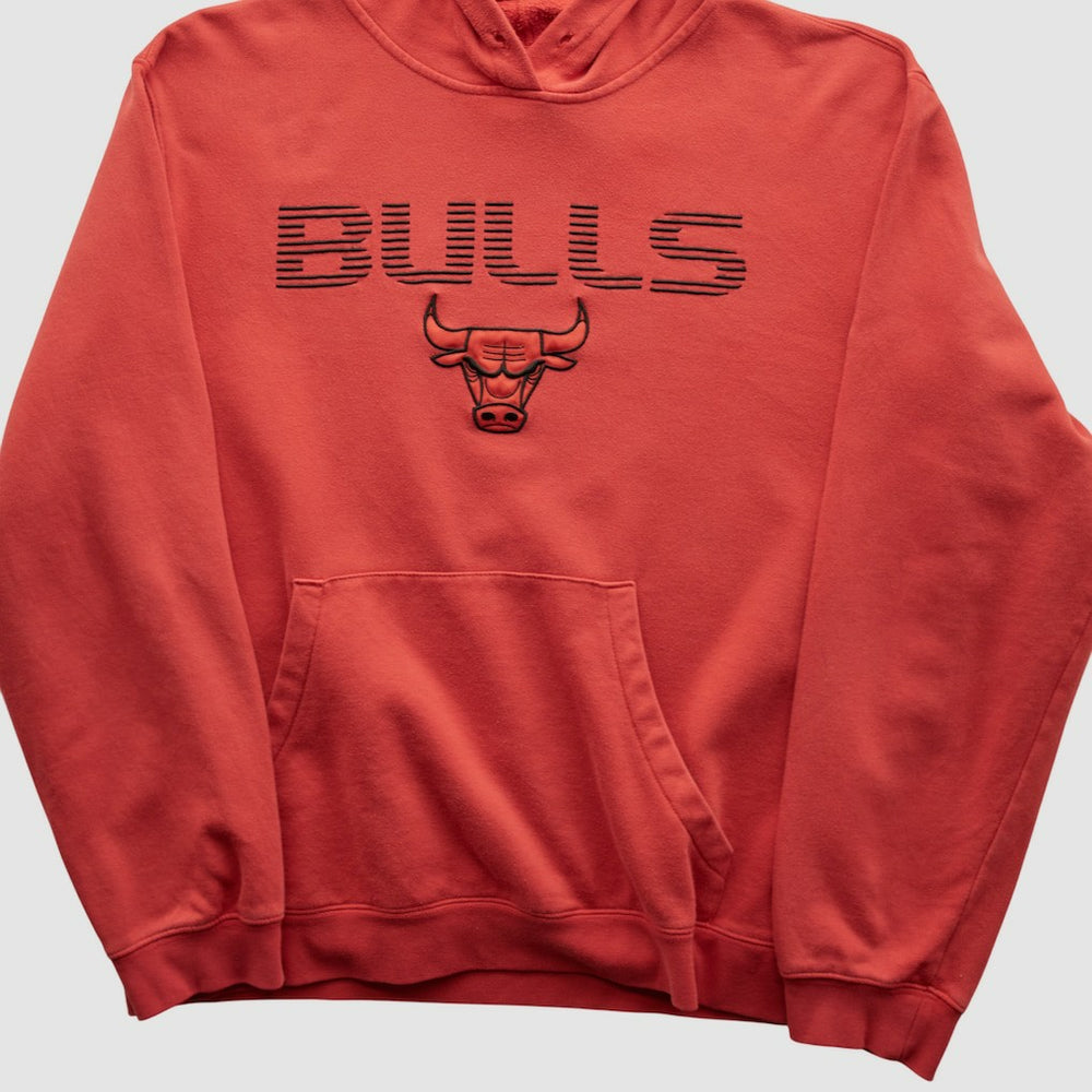 Chicago Bulls 2010s Hooded Pullover Sweatshirt Red Vintage
