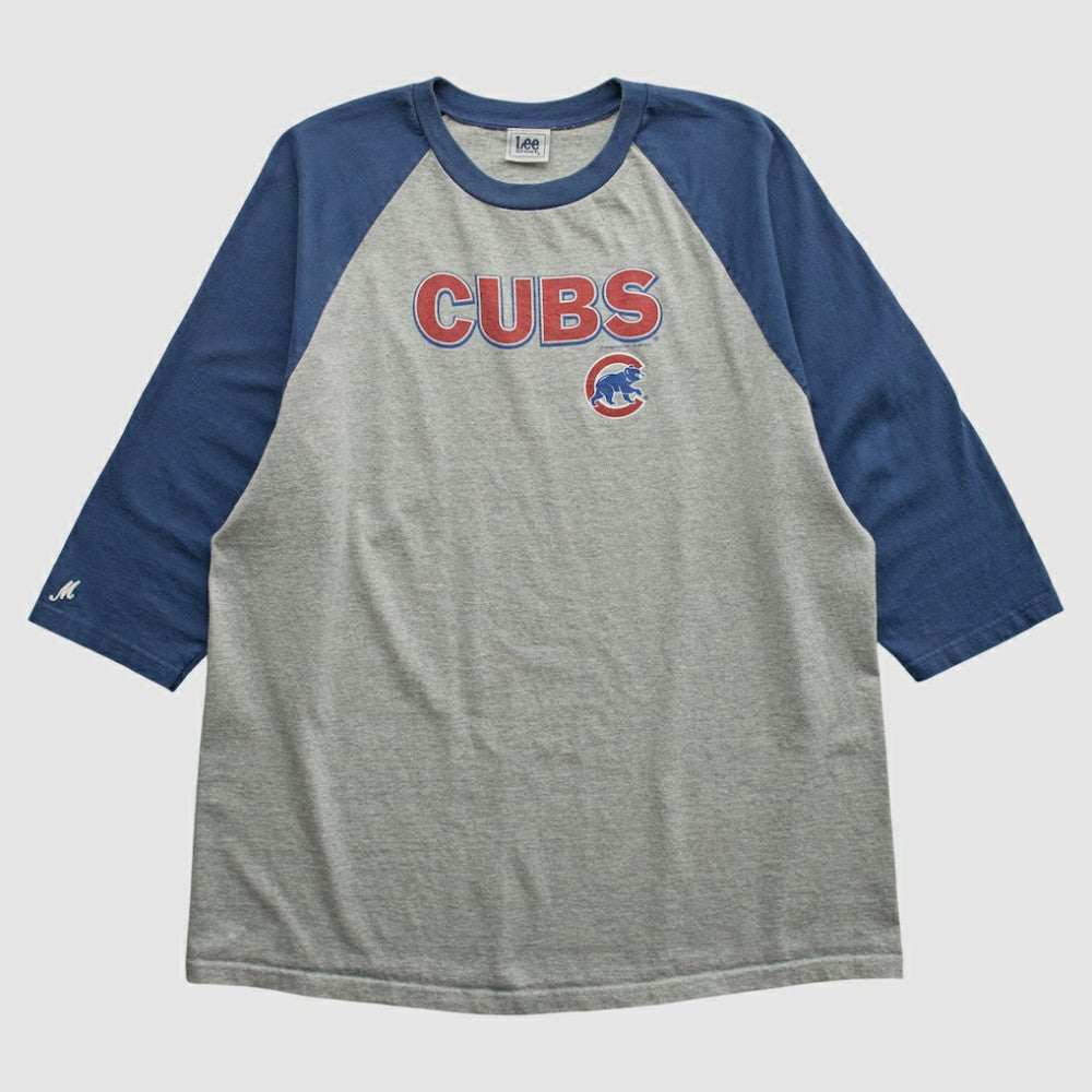 Chicago Cubs Lee Apparel 2000s T-shirt - Heather Gray - XL by Fanatics Real Vintage T-shirts