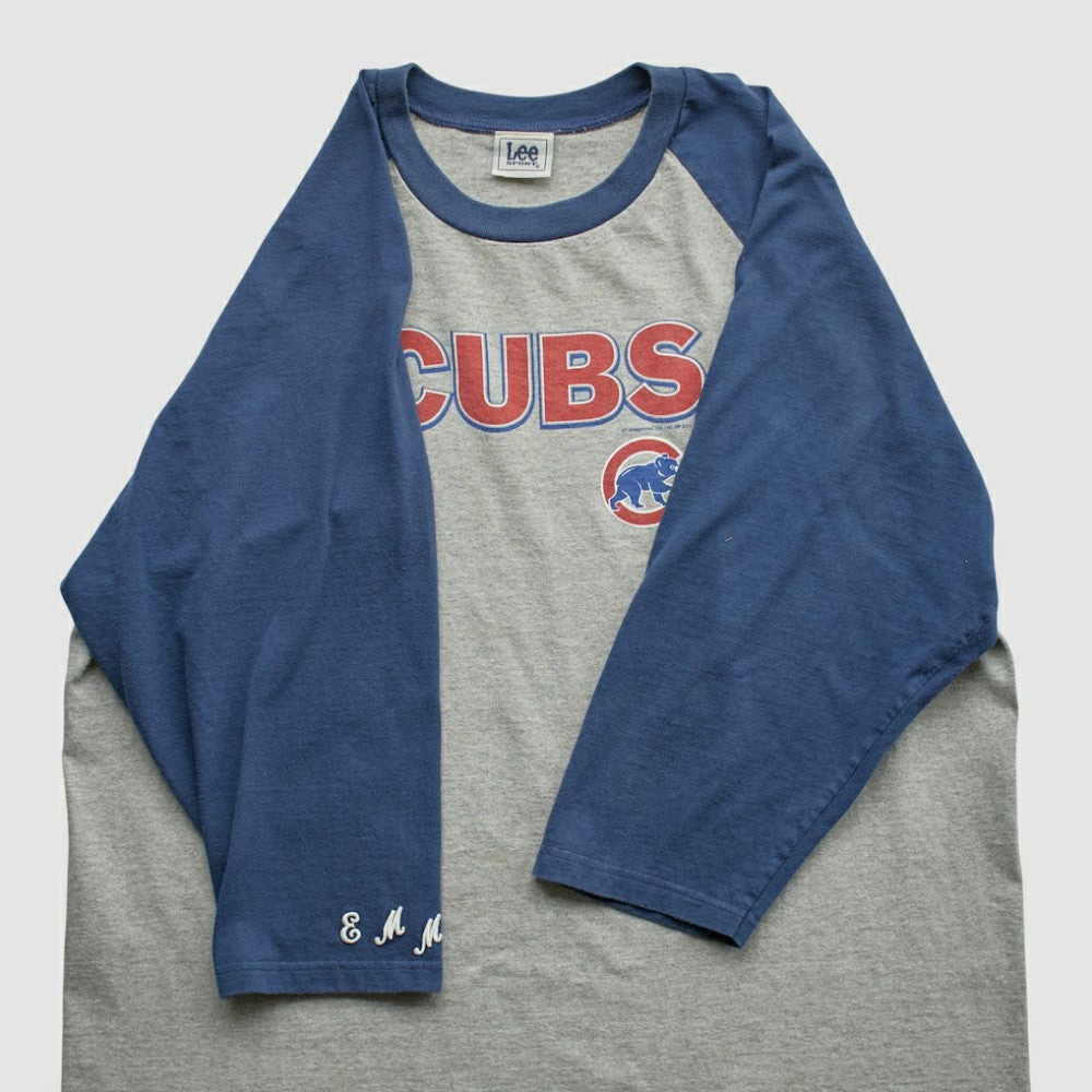 Chicago Cubs Lee Apparel 2000s T-shirt - Heather Gray - XL by Fanatics Real Vintage T-shirts
