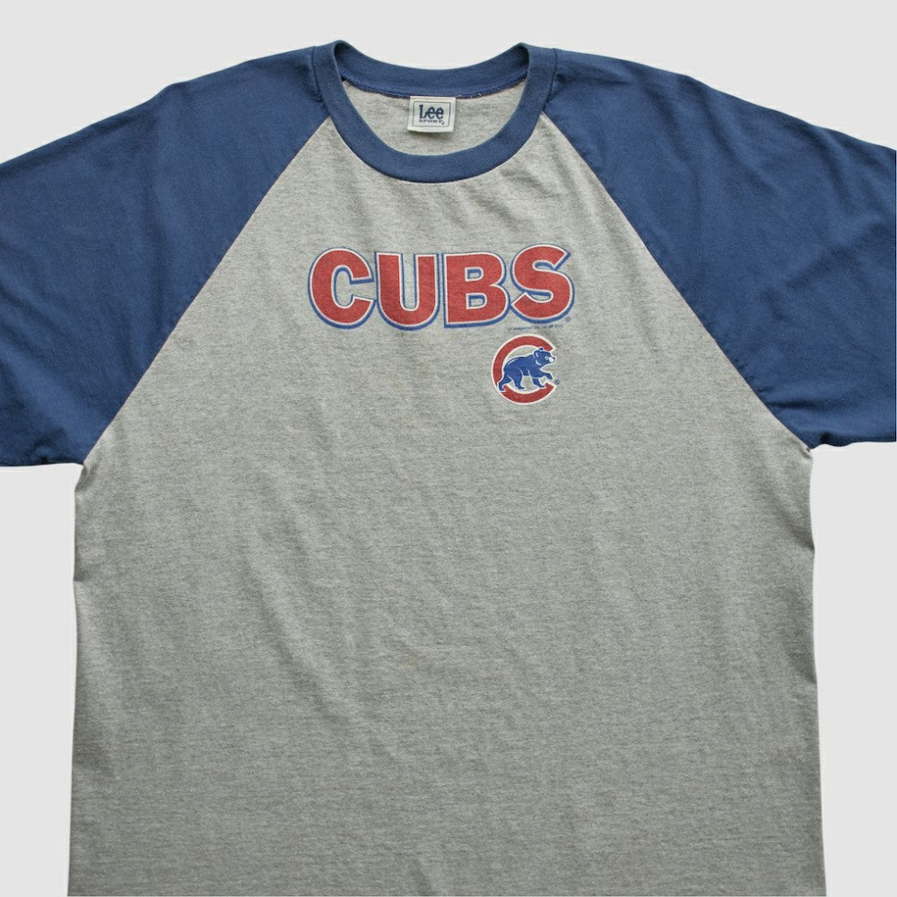 Chicago Cubs Lee Apparel 2000s T-shirt - Heather Gray - XL by Fanatics Real Vintage T-shirts