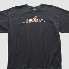 Cincinnati Bengals NFL 2010s Long Sleeve T-shirt Black Vintage