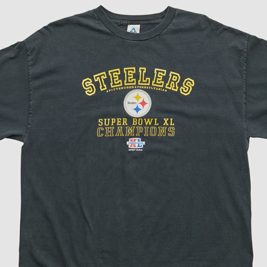 Pittsburgh Steelers Alstyle 2006 Long Sleeve T-shirt Black Vintage