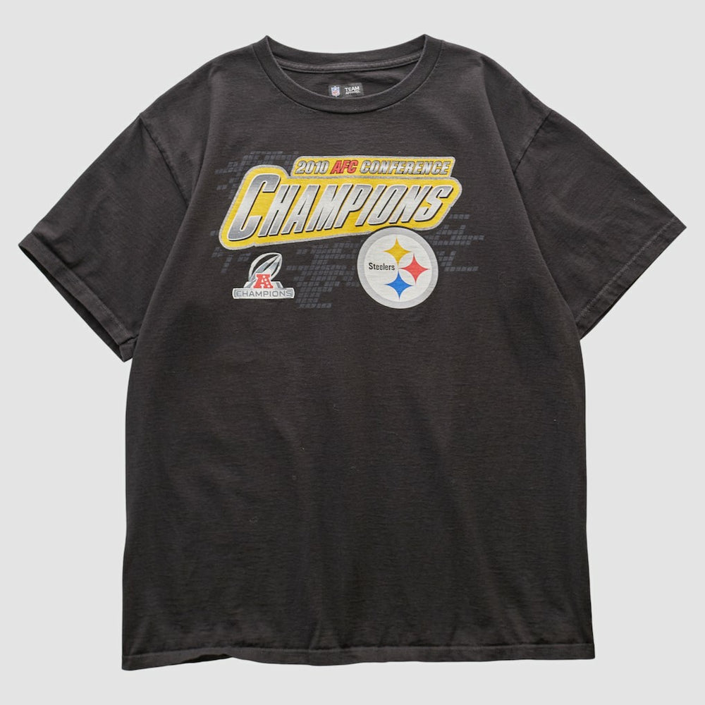 Pittsburgh Steelers NFL 2010 T-shirt Black Vintage