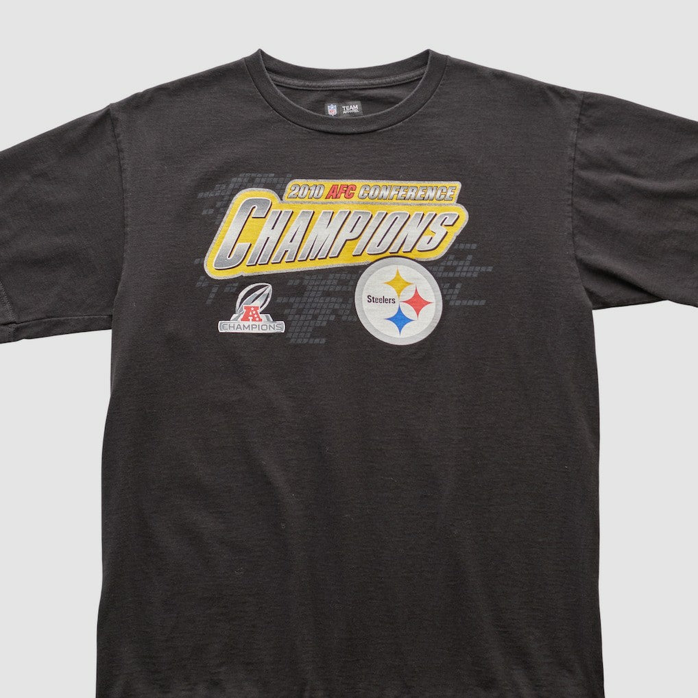 Pittsburgh Steelers NFL 2010 T-shirt Black Vintage