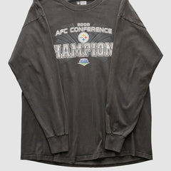Pittsburgh Steelers NFL 2008 Long Sleeve T-shirt Black Vintage